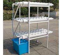 innytund Kit de culture hydroponique - 108 emplacements pour plantes - 3 couches de PVC - Système hydroponique pour culture aquatique - Système de plantes de jardin et expérience hydroponique - 96 x