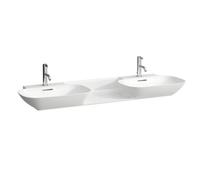 Ino lavabo mural ou à poser sur meuble non percé 1420x450x120 mm blanc avec lcc - LAUFEN H8143044001091