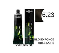 INOA n°6.23 Blond foncé irisé doré 60 g coloration capillaire /EBSY