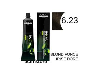 INOA n°6.23 Blond foncé irisé doré 60 g coloration capillaire /EBSY