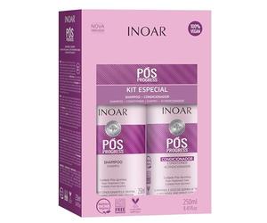 Inoar Kit Pos Progress Shampooing et Après-shampooing (2 x 250 ml)