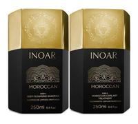 INOAR Marroquino Kit lissage brésilien 2x250 ml - Shampoing clarifiant + Traitement Kératine