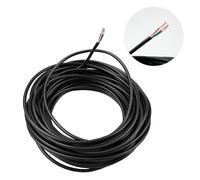 inodiref 10 Mètres Ferreux Câble Électrique Flexible 4 Noyau Fil Électrique Câble 28AWG Câble en Cuivre Extérieur Total 3MM pour Connecter Les Câbles Des Systèmes D'éclairage