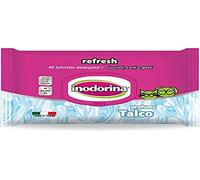Inodorina Lot de 100 lingettes pour Chiens et Chats au Talc