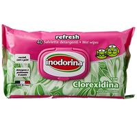 Inodorina Pet100106 Wipes Actualiser la chlorhexidine, 40 unités