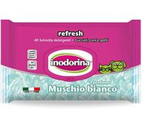 Lingettes humides pour animaux domestiques Inodorina REFRESH