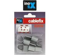 Inofix - Accessoires droits pour Cablefix 2202 gris metallisé gris