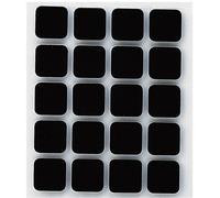 INOFIX - Anti-dérapant Adhésif 17x17mm noir par 20 en blister