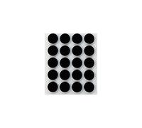 INOFIX Anti-dérapant adhésif D : 17mm Noir - Lot de 20