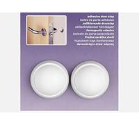 INOFIX (Bl 2U) 2450-2-Blanc Arrêt de porte adhésif pour mur