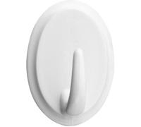 INOFIX - Crochet Adhésif ovale blanc en blister