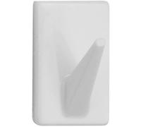 INOFIX - Crochet Adhésif rectangulaire blanc en blister