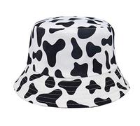 INOGIH Bonnet de pêche réversible avec motif vache - multicolore - Taille L