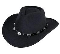 INOGIH Chapeau Fedora de cowboy à bord large, unisexe, pour l'extérieur (taille M), Taille M