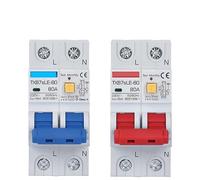 INOKAI Disjoncteur,Interrupteur Différentiel Disjoncteur différentiel 2P 6KA Type A 10A 16A 32A 40A 63A 30mA avec Protection Contre Les surintensités et Les fuites(2P Type A 220V,20A)