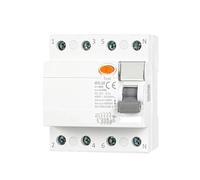 INOKAI Disjoncteur,Interrupteur Différentiel Disjoncteur différentiel électromagnétique à Courant résiduel de Type AC RCCB 2P 4P 40A 63A RCD 30mA 100mA 300mA(4P 40A,30mA)