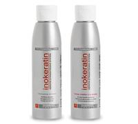 Inokeratin - Kit de lissage brésilien à la kératine et à l'huile d'argan - sans formol - fabriqué en France- PACK 2x125 ml