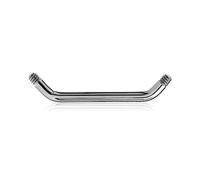 Inoki - Agrafe Titane 45 degrés 2.5mm nue - Jonc/Tige 1.6 mm, Long. int. 26 mm