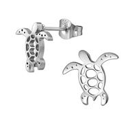 Inoki - Clous d'oreille acier Tortue
