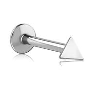 Inoki - Micro labret titane triangle vis interne - Tige 1.2 mm, Long. int. 5 mm, Diam. 3.8 mm