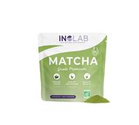 Inolab Matcha Poudre Bio "Qualité Premium" I Thé Vert Matcha Bio Japon Umami Doux - Énergie & Antioxydants I Latte, Pâtisseries, Smoothies I 100 gr