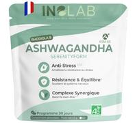 Inolab SerenityForm Complexe Ashwagandha KSM66 + Rhodiola Bio 60 Comprimés