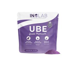 Inolab Ube Poudre 100% Pure Origine Philippines I Poudre boisson latte Premium I Source de Fibres et Antioxydants I 100 g