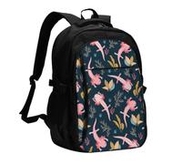 InOmak Adorables axolotls, Sac à dos de voyage décontracté pour ordinateur portable avec port de chargement USB pour hommes et femmes