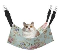 InOmak Aquarelle de Fleurs Florales printanières,Hamac Suspendu pour Chat, lit Suspendu Doux Double Face pour Petits Chiens,M