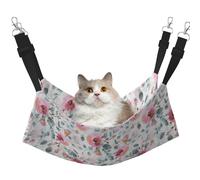 InOmak Aquarelle de Flore australienne, Eucalyptus et Fleurs Blush,Hamac Suspendu pour Chat, lit Suspendu Doux Double Face pour Petits Chiens,M