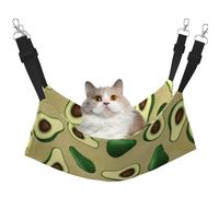 InOmak Avocat à Pois Marron,Hamac Suspendu pour Chat, lit Suspendu Doux Double Face pour Petits Chiens,L