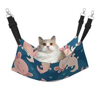 InOmak Axolotl Kawaii,Hamac Suspendu pour Chat, lit Suspendu Doux Double Face pour Petits Chiens,L