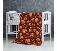 InOmak Basket-Ball,Couverture Douce et Chaude en Flanelle Anti-Boulochage 76 x 127 cm