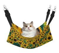 InOmak Beaucoup de Beaux tournesols,Hamac Suspendu pour Chat, lit Suspendu Doux Double Face pour Petits Chiens,M
