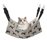 InOmak Bergers australiens Mignons,Hamac Suspendu pour Chat, lit Suspendu Doux Double Face pour Petits Chiens,M