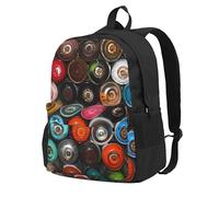 InOmak Bombe de peinture en aérosol,Sac à dos à poches, sac à dos décontracté, sac d'école résistant à l'eau pour les voyages, la randonnée ou le camping