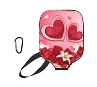 InOmak Bonne Saint-Valentin, Housse de Raquette de Pickleball - Étui Compatible avec Toutes Les Formes et Tailles de Raquettes