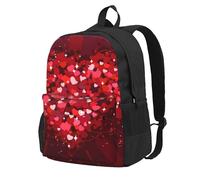 InOmak Bonne Saint-Valentin,Sac à dos à poches, sac à dos décontracté, sac d'école résistant à l'eau pour les voyages, la randonnée ou le camping