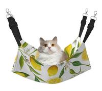 InOmak Branches de citronnier Exotiques à Motifs, délicieuses et délicieuses,Hamac Suspendu pour Chat, lit Suspendu Doux Double Face pour Petits Chiens,L