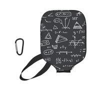 InOmak Cadeaux pour professeurs de mathématiques, Housse de Raquette de Pickleball - Étui Compatible avec Toutes Les Formes et Tailles de Raquettes