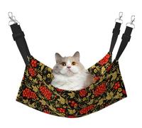 InOmak Canneberge Traditionnelle Russe,Hamac Suspendu pour Chat, lit Suspendu Doux Double Face pour Petits Chiens,L