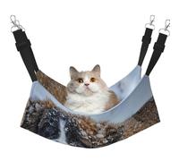 InOmak Chien Saint-Bernard,Hamac Suspendu pour Chat, lit Suspendu Doux Double Face pour Petits Chiens,M