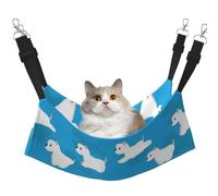 InOmak Chiens Westie Qui courent,Hamac Suspendu pour Chat, lit Suspendu Doux Double Face pour Petits Chiens,L