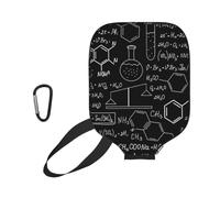 InOmak Chimie Abstraite des Sciences, Housse de Raquette de Pickleball - Étui Compatible avec Toutes Les Formes et Tailles de Raquettes