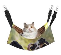 InOmak Chiots Bouvier Bernois,Hamac Suspendu pour Chat, lit Suspendu Doux Double Face pour Petits Chiens,L