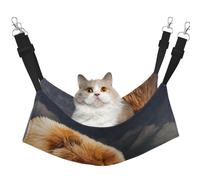 InOmak Chow-Dog Vintage,Hamac Suspendu pour Chat, lit Suspendu Doux Double Face pour Petits Chiens,M
