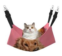 InOmak Cocker Spaniel Anglais,Hamac Suspendu pour Chat, lit Suspendu Doux Double Face pour Petits Chiens,M