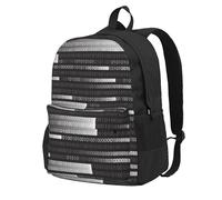 InOmak Code du programmeur Black,Sac à dos à poches, sac à dos décontracté, sac d'école résistant à l'eau pour les voyages, la randonnée ou le camping