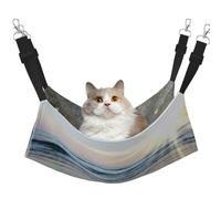 InOmak Coquillage étoile de mer Sunny Beach,Hamac Suspendu pour Chat, lit Suspendu Doux Double Face pour Petits Chiens,L