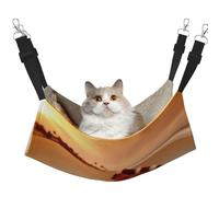InOmak Coucher de Soleil sur la mer La conque,Hamac Suspendu pour Chat, lit Suspendu Doux Double Face pour Petits Chiens,M